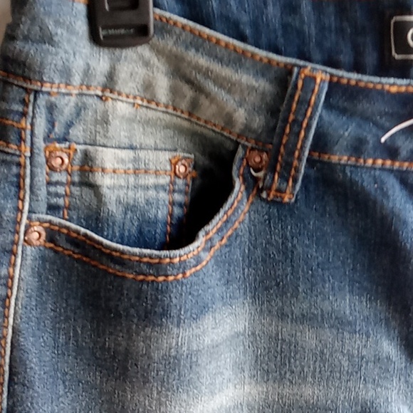 Women's Jeans size 8 nwt distressed fashion skinny  5 pocket - Picture 14 of 14